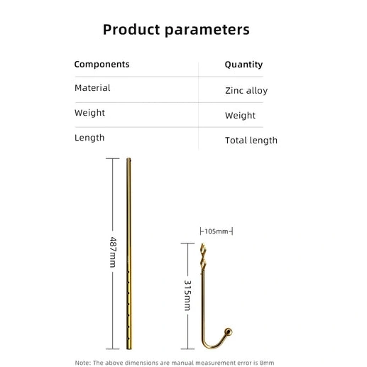 LOCKINK AllNight Hook Golden Anal Set Adjustable 3867 0126